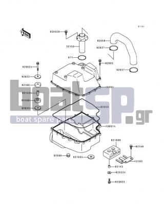 KAWASAKI - SC 1993 - Εξατμίσεις - Water Muffler