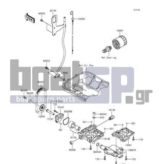 KAWASAKI - ULTRA LX 2012 - Κινητήρας/Κιβώτιο Ταχυτήτων - Oil Pump - 52005-3710 - GAUGE,OIL LEVEL