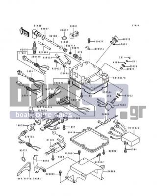 KAWASAKI - SUPER SPORT XI 1993 - Πλαίσιο - Ignition System(JH750-B1/B2) - 21130-3706 - CAP-SPARK PLUG