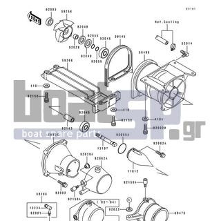 KAWASAKI - SUPER SPORT XI 1993 - Frame - Jet Pump - 52014-3708 - ELBOW