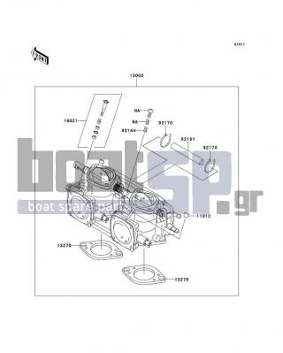 KAWASAKI - 800 SX-R 2011 - Engine/Transmission - Carburetor - 92144-3757 - SPRING