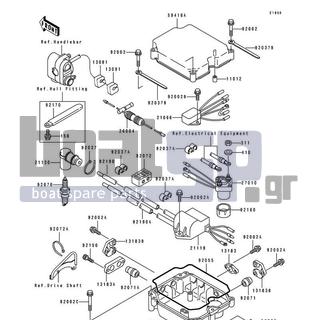 KAWASAKI - TS 1993 - Frame - Ignition System(JF650-B3/B4/B5/B6) - 21130-3706 - CAP-SPARK PLUG