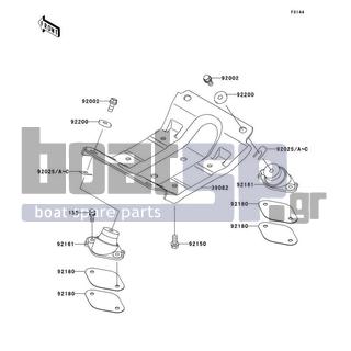 KAWASAKI - 800 SX-R 2011 - Engine/Transmission - Engine Mount