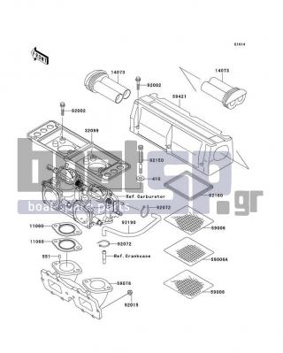 KAWASAKI - 800 SX-R 2011 - Engine/Transmission - Flame Arrester