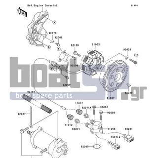 KAWASAKI - 800 SX-R 2011 - Electrical - Generator