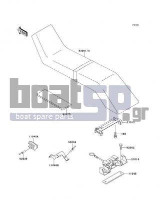 KAWASAKI - X2 1993 - Body Parts - Seat
