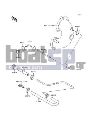 KAWASAKI - 550 SX 1992 - Engine/Transmission - Cooling