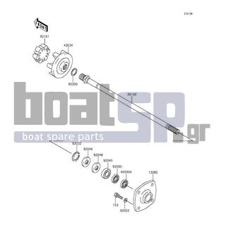 KAWASAKI - JET SKIΒ® STXΒ®-15F 2016 - Engine/Transmission - Drive Shaft