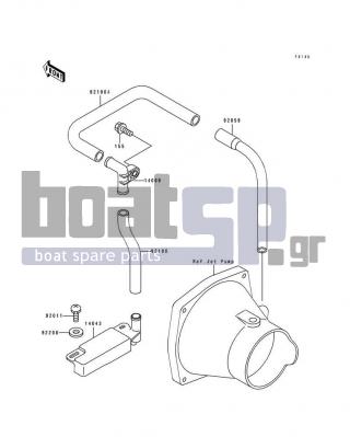 KAWASAKI - 650 SX 1992 - Body Parts - Bilge