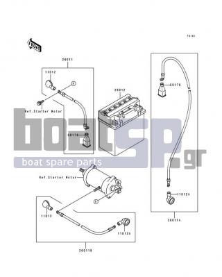 KAWASAKI - 650 SX 1992 - Ηλεκτρικά - Electrical Equipment - 11012-3004 - CAP