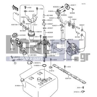 KAWASAKI - 750 SS 1992 - Body Parts - Fuel Tank - 49019-3708 - FILTER-FUEL