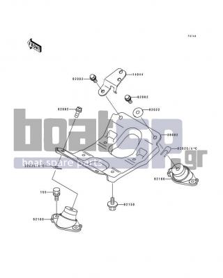 KAWASAKI - 750 SX 1992 - Κινητήρας/Κιβώτιο Ταχυτήτων - Engine Mount