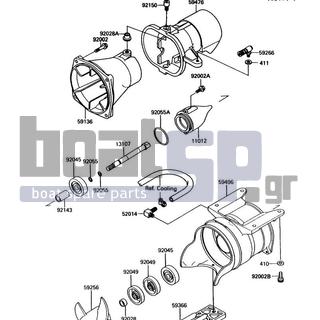 KAWASAKI - JET MATE 1992 - Frame - Jet Pump