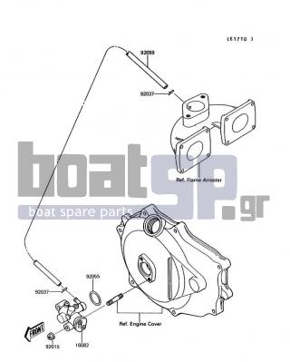 KAWASAKI - JET MATE 1992 - Engine/Transmission - Oil Pump