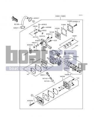 KAWASAKI - SC 1992 - Engine/Transmission - Carburetor