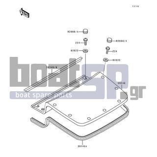 KAWASAKI - SC 1992 - Κινητήρας/Κιβώτιο Ταχυτήτων - Engine Hood