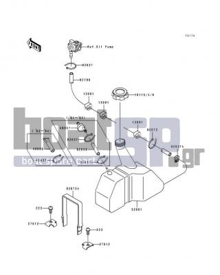 KAWASAKI - SC 1992 - Body Parts - Oil Tank
