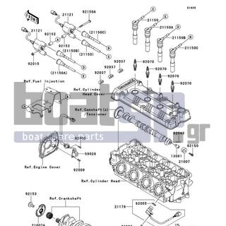 KAWASAKI - ULTRA 300LX 2011 - Frame - Ignition System - 59026-3702 - COIL-PULSING