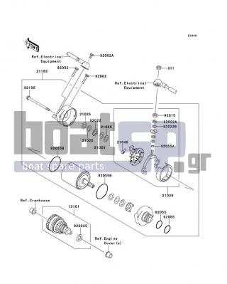 KAWASAKI - ULTRA 300LX 2011 - Electrical - Starter Motor