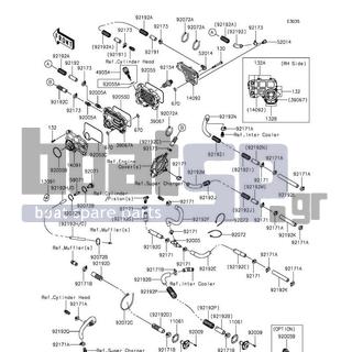 KAWASAKI - JET SKIΒ® ULTRAΒ® 310X 2016 - Engine/Transmission - Cooling - 92071-3815 - GROMMET