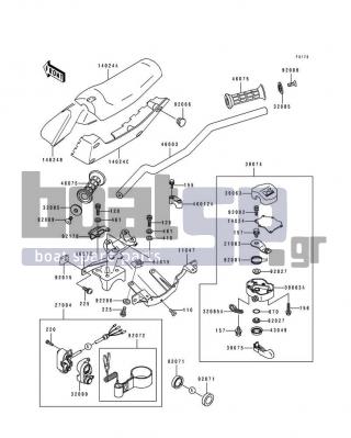 KAWASAKI - TS 1992 - Body Parts - Handlebar(JF650-B3/B4)