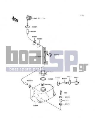 KAWASAKI - TS 1992 - Body Parts - Oil Tank(&NAMI.KAW42717 92)