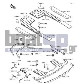 KAWASAKI - TS 1992 - Body Parts - Pads - 92015-3779 - NUT