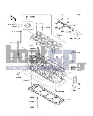 KAWASAKI - ULTRA LX 2011 - Engine/Transmission - Cylinder Head