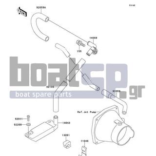 KAWASAKI - X2 1992 - Body Parts - Bilge System