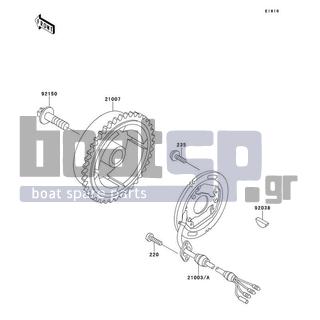 KAWASAKI - X2 1992 - Electrical - Generator - 21003-3716 - STATOR