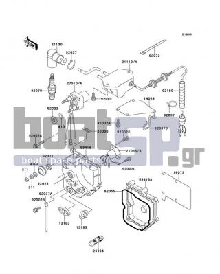 KAWASAKI - X2 1992 - Frame - Ignition System - 56030-3792 - LABEL,FUSE