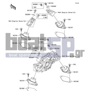 KAWASAKI - ULTRA LX 2011 - Engine/Transmission - Engine Mount