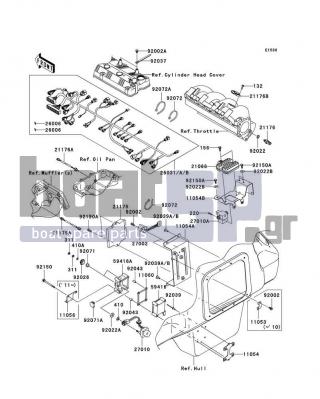 KAWASAKI - ULTRA LX 2011 - Engine/Transmission - Fuel Injection