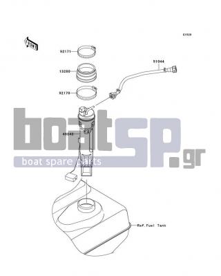 KAWASAKI - ULTRA LX 2011 - Electrical - Fuel Pump