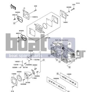 KAWASAKI - 800 SX-R 2010 - Κινητήρας/Κιβώτιο Ταχυτήτων - Carburetor Parts - 49019-3713 - FILTER-FUEL