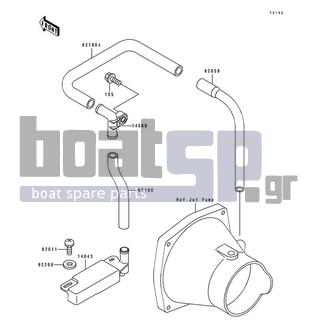 KAWASAKI - 650 SX 1991 - Body Parts - Bilge