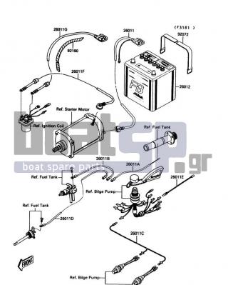 KAWASAKI - JET MATE 1991 - Electrical - Electrical Equipment