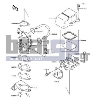 KAWASAKI - JS440 1991 - Engine/Transmission - Flame Arrester