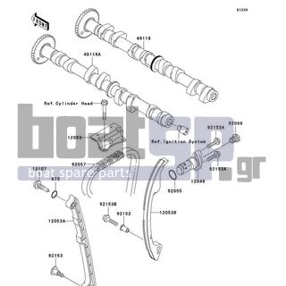 KAWASAKI - STX 2010 - Engine/Transmission - Camshaft(s)/Tensioner