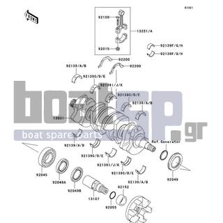 KAWASAKI - STX 2010 - Engine/Transmission - Crankshaft