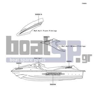 KAWASAKI - STX 2010 - Body Parts - Decals(DAF)