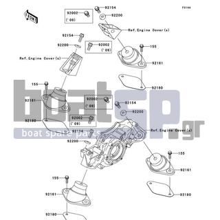 KAWASAKI - STX 2010 - Engine/Transmission - Engine Mount