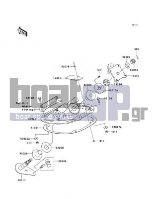 KAWASAKI - STX 2010 - Body Parts - Handle Pole