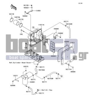 KAWASAKI - STX 2010 - Frame - Intake Silencer - 49064-3702 - FILTER-AIR