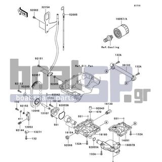 KAWASAKI - STX 2010 - Engine/Transmission - Oil Pump - 411S0600 - WASHER-PLAIN,6MM