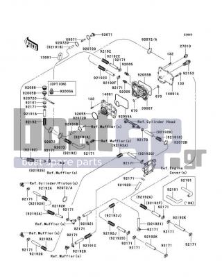 KAWASAKI - STX-15F 2010 - Engine/Transmission - Cooling - 92192-3789 - TUBE,PUMP-HULL