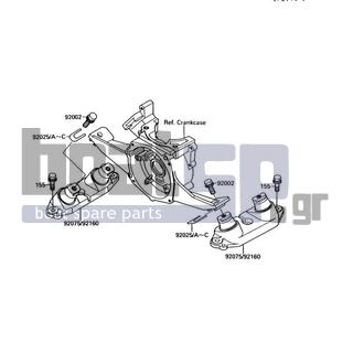 KAWASAKI - 300 SX 1990 - Engine/Transmission - Engine Mount