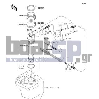 KAWASAKI - STX-15F 2010 - Ηλεκτρικά - Fuel Pump