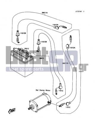 KAWASAKI - 650 SX 1990 - Electrical - Electrical Equipment