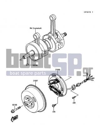 KAWASAKI - 650 SX 1990 - Ηλεκτρικά - Generator